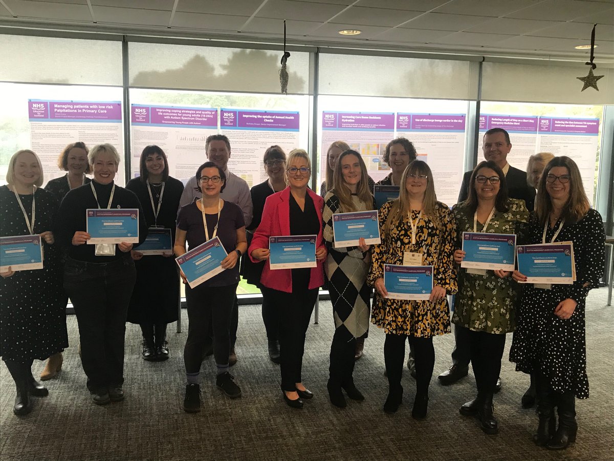 ScIL_NES's tweet photo. Massive congratulations to all the new Scottish Improvement Leaders from cohort 35 graduating today! π₯³π₯³ #scilc35 https://t.co/ugsVVeWVFe