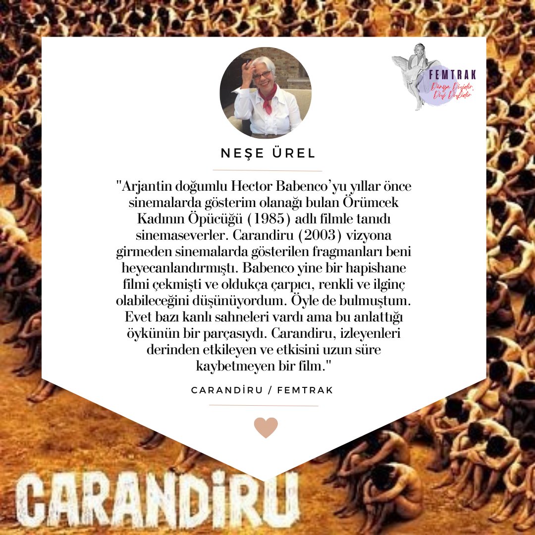 Sinema yazarımız <a href="/neseurel/">sinefil</a> yazdı: Carandiru - femtrak.com/carandiru/