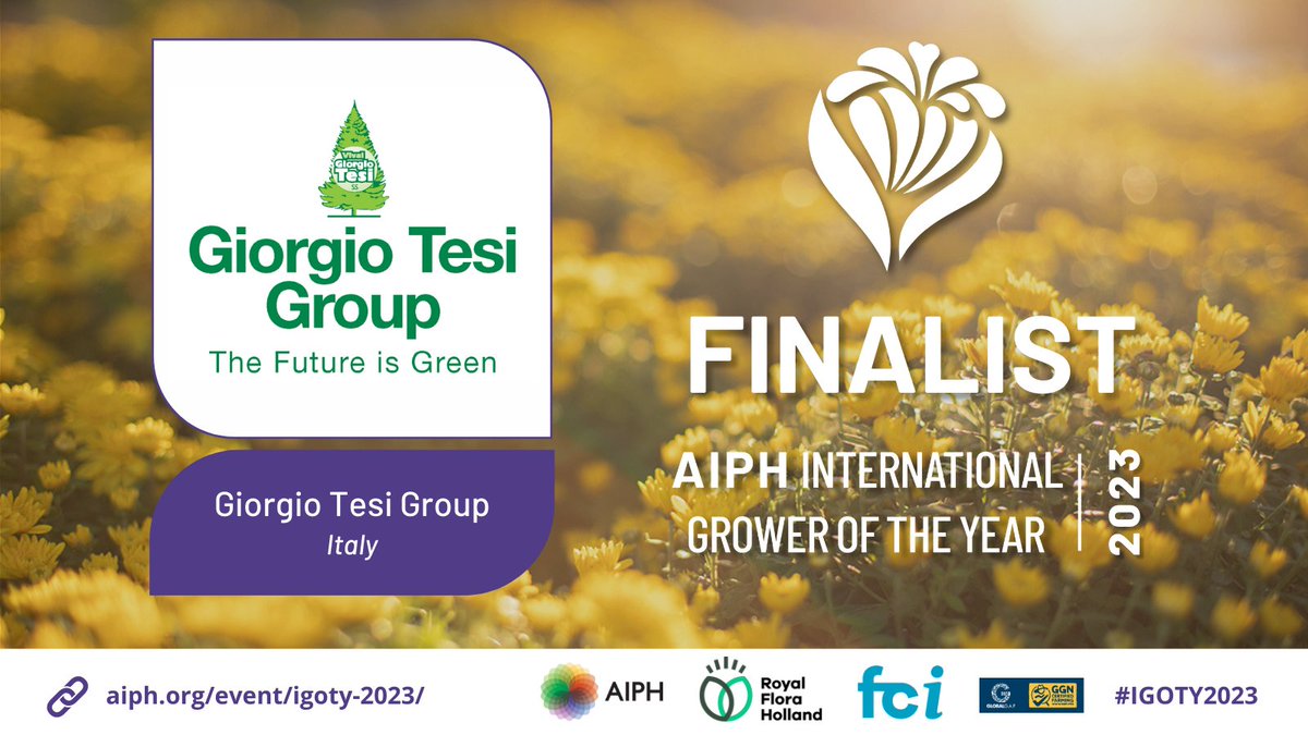 AIPHGlobal's tweet image. Based in Italy, the Giorgio Tesi Group produce 1,500 varieties of plants across their 23 production sites. In 2017, they launched their #GrowingCreativity project, which emphasises the link between art and the land.

Attend #IGOTY2023 Awards Ceremony: aiph.org/event/igoty-20…