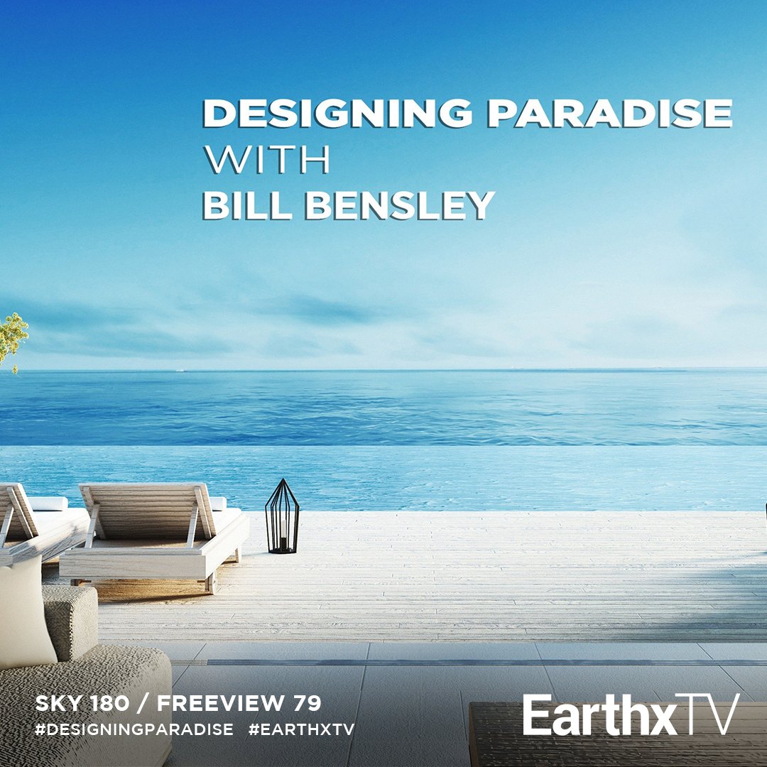EarthXMedia's tweet photo. The Hotel Journal: “Sustainability savant, hospitality heartthrob, and all-round design darling”

We present to you the energetic and talented architect @bdsbensley ✨

Stay tuned TONIGHT from 8pm (gmt) for #DesigningParadise on #EarthxTV @SkyUK (180) and @FreeviewTV (79). https://t.co/qTkaZf0JBU