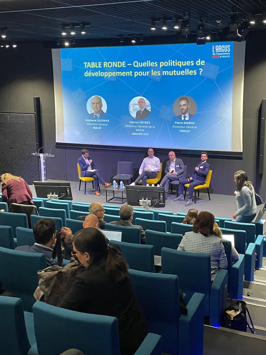 Fabrice Heyriès (@fabriceheyries) on Twitter photo Rencontres mutuelles <a href="/EvenementsARGUS/">L’Argus de l’assurance Events</a> : "Quelles politiques de développement pour les mutuelles ?"
🗨️ "Avec la réforme de la PSC, nous devons nous battre pour conserver nos territoires historiques mais nous avons aussi l'opportunité de nous ouvrir à de nouveaux marchés." Rencontres mutuelles <a href="/EvenementsARGUS/">L’Argus de l’assurance Events</a> : "Quelles politiques de développement pour les mutuelles ?"
🗨️ "Avec la réforme de la PSC, nous devons nous battre pour conserver nos territoires historiques mais nous avons aussi l'opportunité de nous ouvrir à de nouveaux marchés."