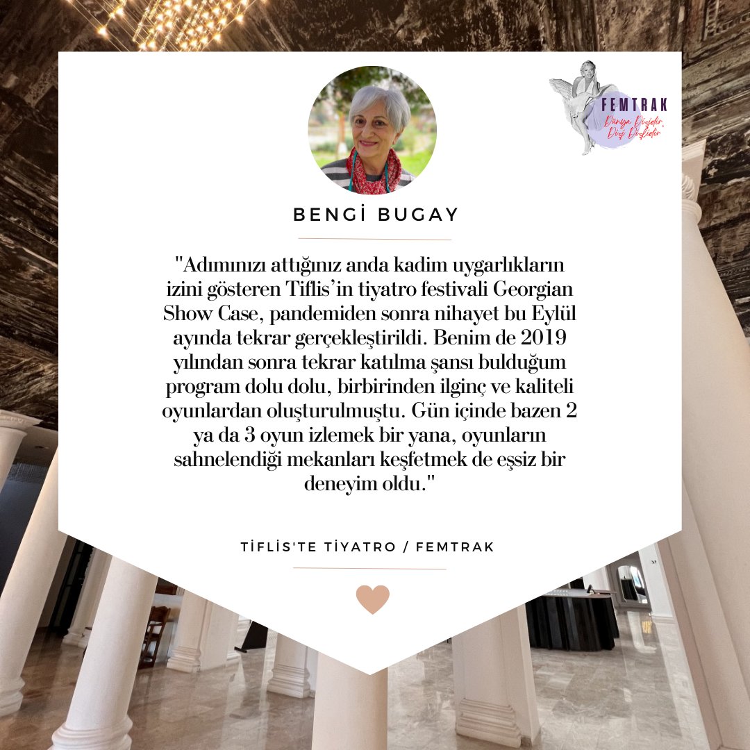 Bengi Bugay yazdı: Tiflis’te Tiyatro - femtrak.com/tifliste-tiyat…