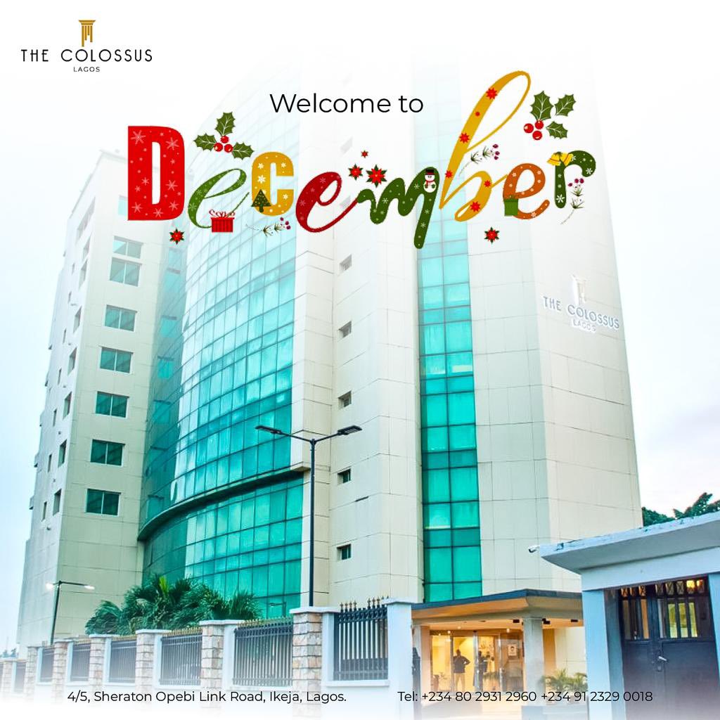 dColossusLagos's tweet photo. Hello December. 

#TheColossusLagos https://t.co/6aQPK13hyR
