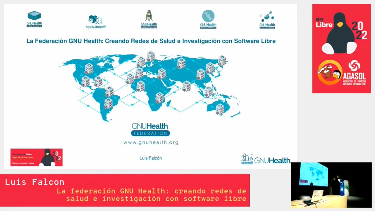 esLibre_'s tweet image. 💡 Recordando #esLibre2022:

📌 @meanmicio (@gnusolidario): &quot;La federación @gnuhealth: creando redes de salud e investigación con software libre&quot;

🐧📽️: w.wiki/5Yfd

‼️ Abierto envío de propuestas para #esLibre2023 hasta el 15 de enero

🔗: eslib.re/2023/propuestas
