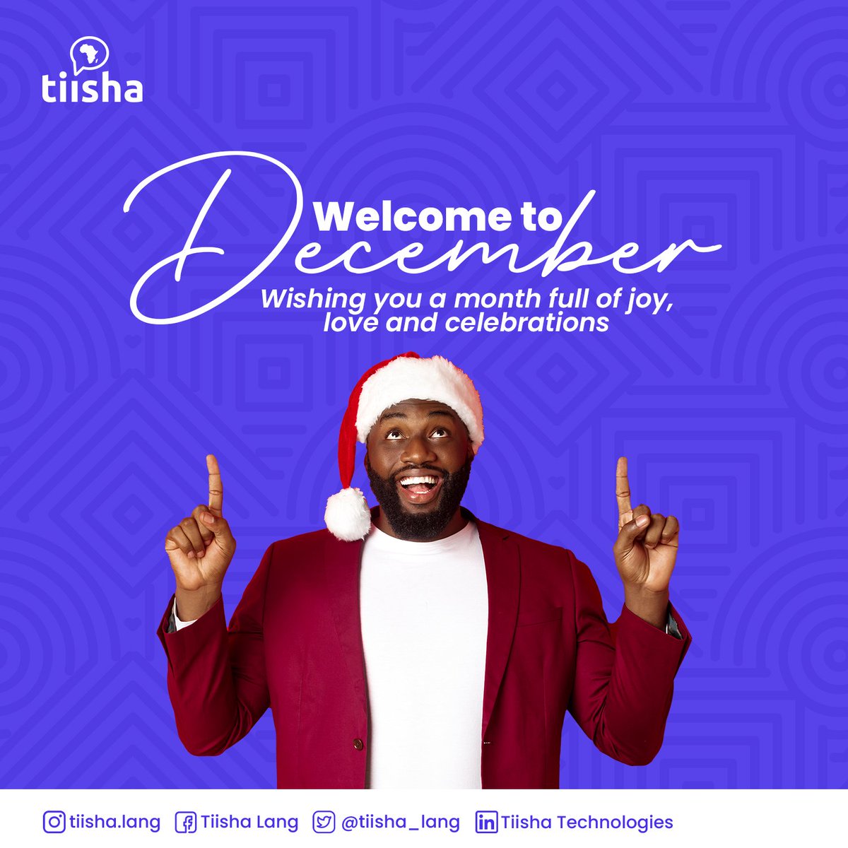 tiisha_lang's tweet photo. I celebrate you for not giving up despite all the obstacles you've faced and just in case you haven't been told, you're worth a thousand ovations๐๐
Keep winning! Welcome to the Month of December ๐ฅณ๐ฅณ๐ฅณ
.
.
.
#december #newmonth #positivevibes #languages #africa #tiisha https://t.co/ioK6r88mYi