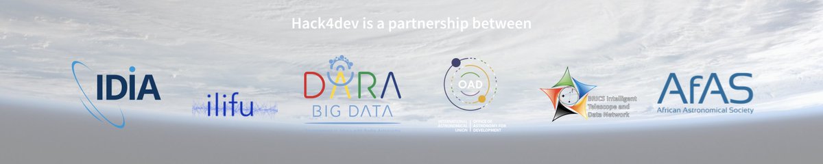 Hack4Dev (@hack4dev) on Twitter photo Hack4dev draws on the strength of its partners and believes in the power of collaboration to achieve effective and sustainable change and development.
#DataScience
#MachineLearning
#Hackathons
#hack4dev
<a href="/Astro4Dev/">IAU-OAD</a> <a href="/BRICSAstronomy/">BRICS Astronomy</a> <a href="/Big_IDIA/">BigIDIA</a> <a href="/DARABigData/">DARA Big Data</a> <a href="/AfricaAstronomy/">AfricaAstronomy</a> Hack4dev draws on the strength of its partners and believes in the power of collaboration to achieve effective and sustainable change and development.
#DataScience
#MachineLearning
#Hackathons
#hack4dev
<a href="/Astro4Dev/">IAU-OAD</a> <a href="/BRICSAstronomy/">BRICS Astronomy</a> <a href="/Big_IDIA/">BigIDIA</a> <a href="/DARABigData/">DARA Big Data</a> <a href="/AfricaAstronomy/">AfricaAstronomy</a>
