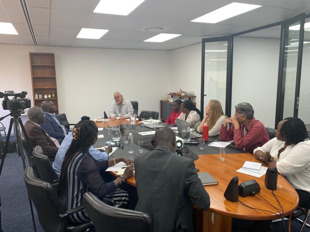 undpsouthsudan's tweet photo. On Day 3, the #SouthSudan delegation visited the Foundation for Human Rights 🇿🇦. The deliberations emphasized on primacy of victims and the importance of closure and justice for them, and how public participation is crucial for trust building and legitimacy of the #TJ process. https://t.co/4AakDXIF3w