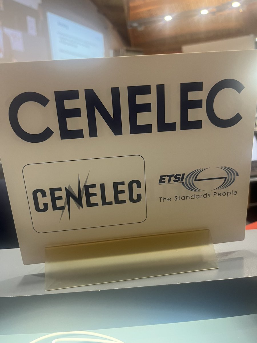 Pleased and honored to have participated to the ETSI General Assembly on behalf of <a href="/Standards4EU/">CEN and CENELEC</a> - some crucial discussions about the future of the European standardization system. Thank you <a href="/ETSI_STANDARDS/">ETSI</a>