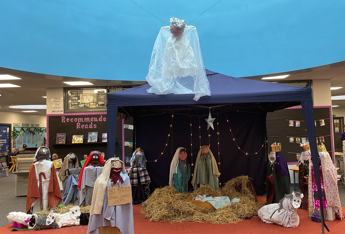 It’s beginning to look a lot like Christmas at school today. It was fabulous to see our nativity come together this morning; made by children throughout the school and every class helped create something to help discuss the true meaning of Christmas!