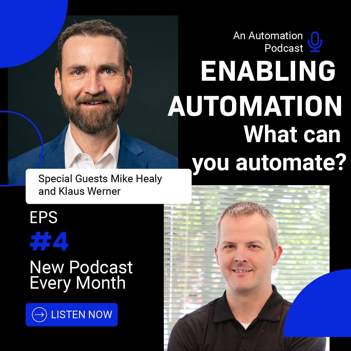 atscorporation's tweet photo. Episode 4 is now live: https://t.co/ARdlYJ5dfW
Join Mike Healy, Klaus Werner, and Simon Drexler as they discuss what you can automate.
Subscribe to never miss an #EnablingAutomation #podcast episode! https://t.co/TcysWB584G