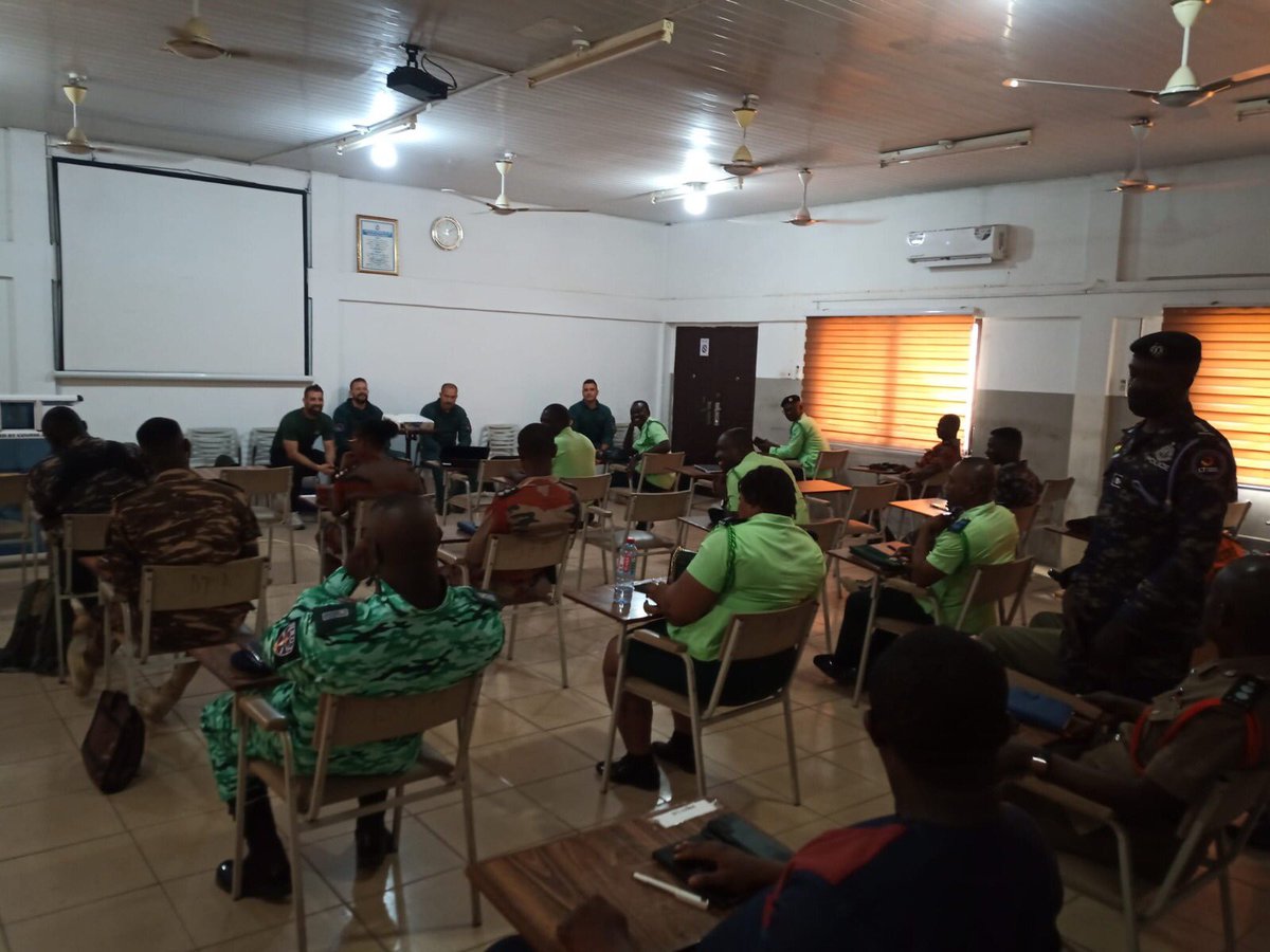 CTPublicSpaces's tweet photo. 🇬🇭🇪🇺🇪🇸 Sanitary Police Assistance and Response&Rescue are the last trainings being implemented in #Ghana within the framework of the project. Practical exercises will be conducted soon in partner countries. @guardiacivil @FIIAPP @EU_FPI @EuropeInGhana #EUForeingPolicy #EUHRSN https://t.co/j1OowxLX1E