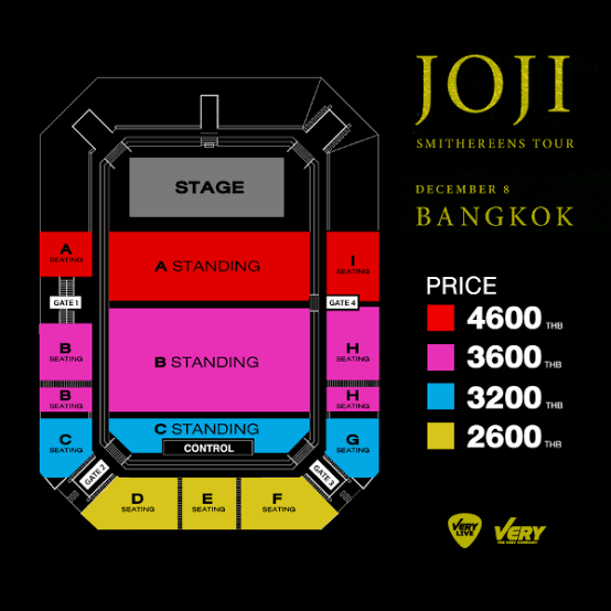 mingleling's tweet photo. Selling 1 tix Zone A Standing 
4,764B (4600 +payment gateway fees) going myself, have extra tix. DM.
ขายบัตร 1 ใบ นัดรับได้ค่ะ
#JojiLiveInBKK #JojiLiveinBangkok #VeryLiveJoji #JojiConcert #Joji https://t.co/YT2rZSIEH1