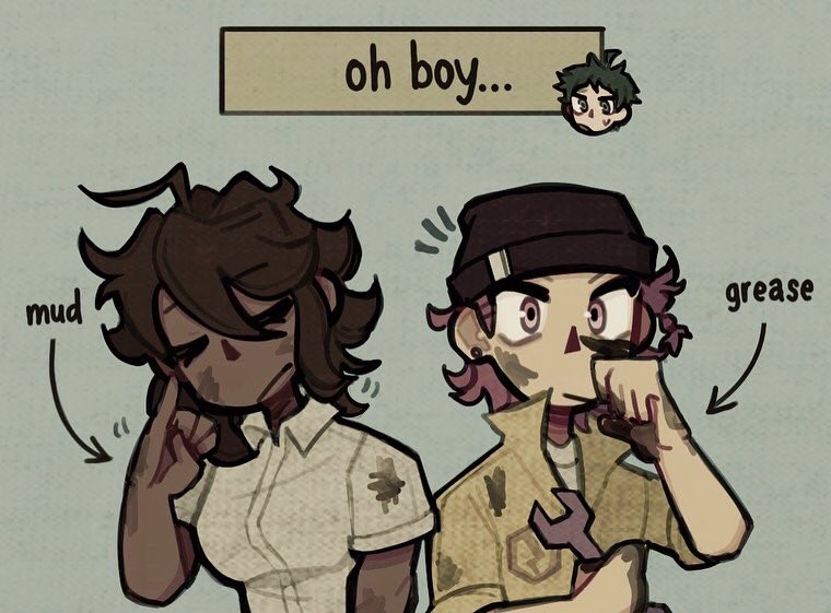 cozytowns's tweet photo. more of their shenanigans 
_____________________________
#danganronpa #sdr2 #hajime #hinata #akane #owari #fuyuhiko #kazuichi #souda #ibuki #mioda #soda #dr2 #danganronpa2 https://t.co/Og9tkpO8WH