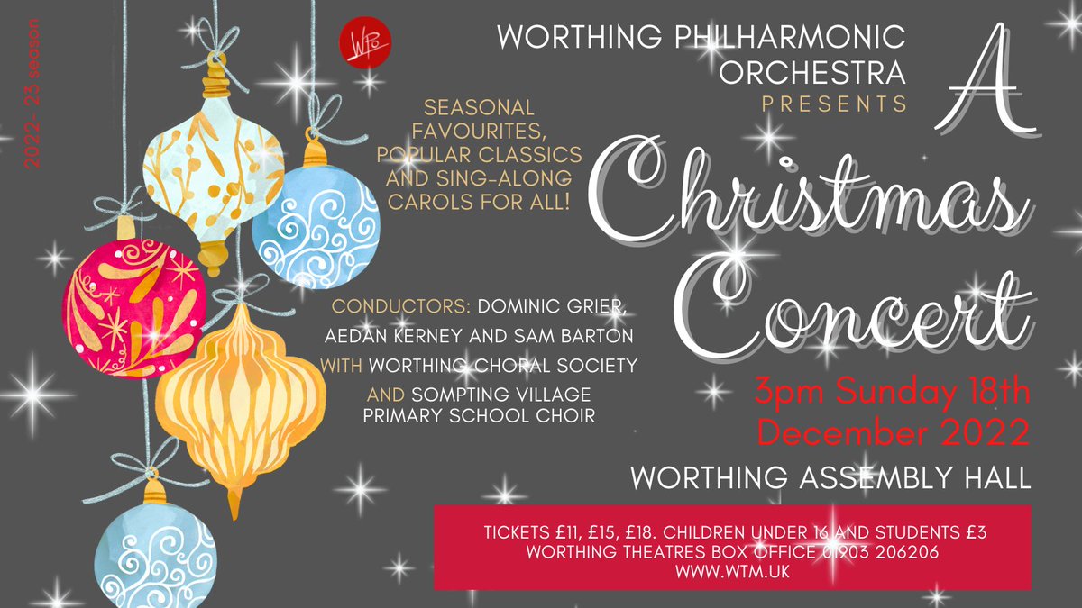 This one is definitely not to be missed - a real Christmas treat. Book now!! #ChristmasMusic #Worthing