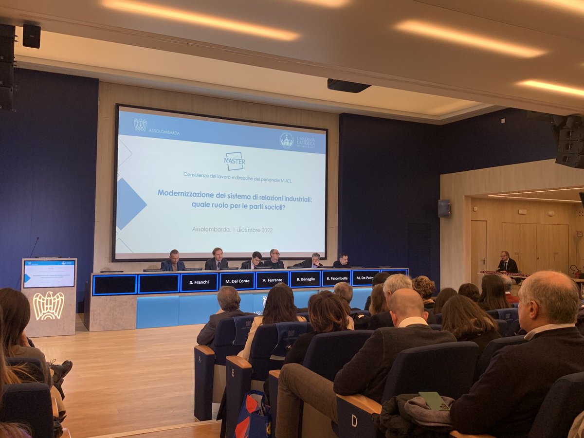 Presentazione milanese del nostro Commentario #CCNLMeccanici con ⁦<a href="/maudelconte/">maurizio del conte</a>⁩ <a href="/Federmeccanica/">FEDERMECCANICA</a>⁩ ⁦<a href="/fiomnet/">Fiom-Cgil nazionale</a>⁩ ⁦<a href="/FimLombardia/">FIM CISL Lombardia</a>⁩ ⁦<a href="/UilmNazionale/">Uilm Nazionale</a>⁩ - v. qui giappichelli.it/commentario-al…