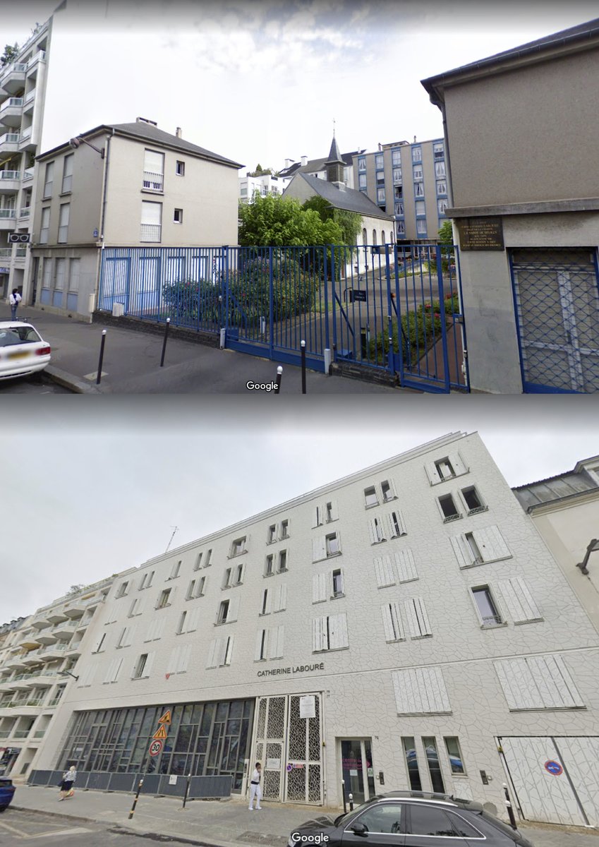 giorgio36000038's tweet photo. ➡️Été 2015, démolition totale d’un foyer des sœurs de la Charité composé de deux bâtiments et d’une chapelle, rue de Reuilly Paris 12e.

➡️La chapelle, édifiée entre 1820-1850, constituait «un repère urbain et un lieu de mémoire» selon la Commission du Vieux Paris.

#saccageparis https://t.co/cE0HncNAlp