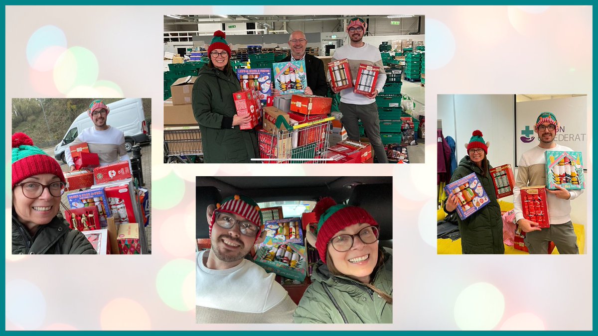 boltongpfed's tweet photo. The Federation elves delivered almost 600 pulling crackers to @UrbanOutreachUK today for their 'Christmas Dinner on Jesus' appeal.
Thanks to our Federation staff, friends and family for their generous donations.
#CDOJ https://t.co/kcmxyQAp7g