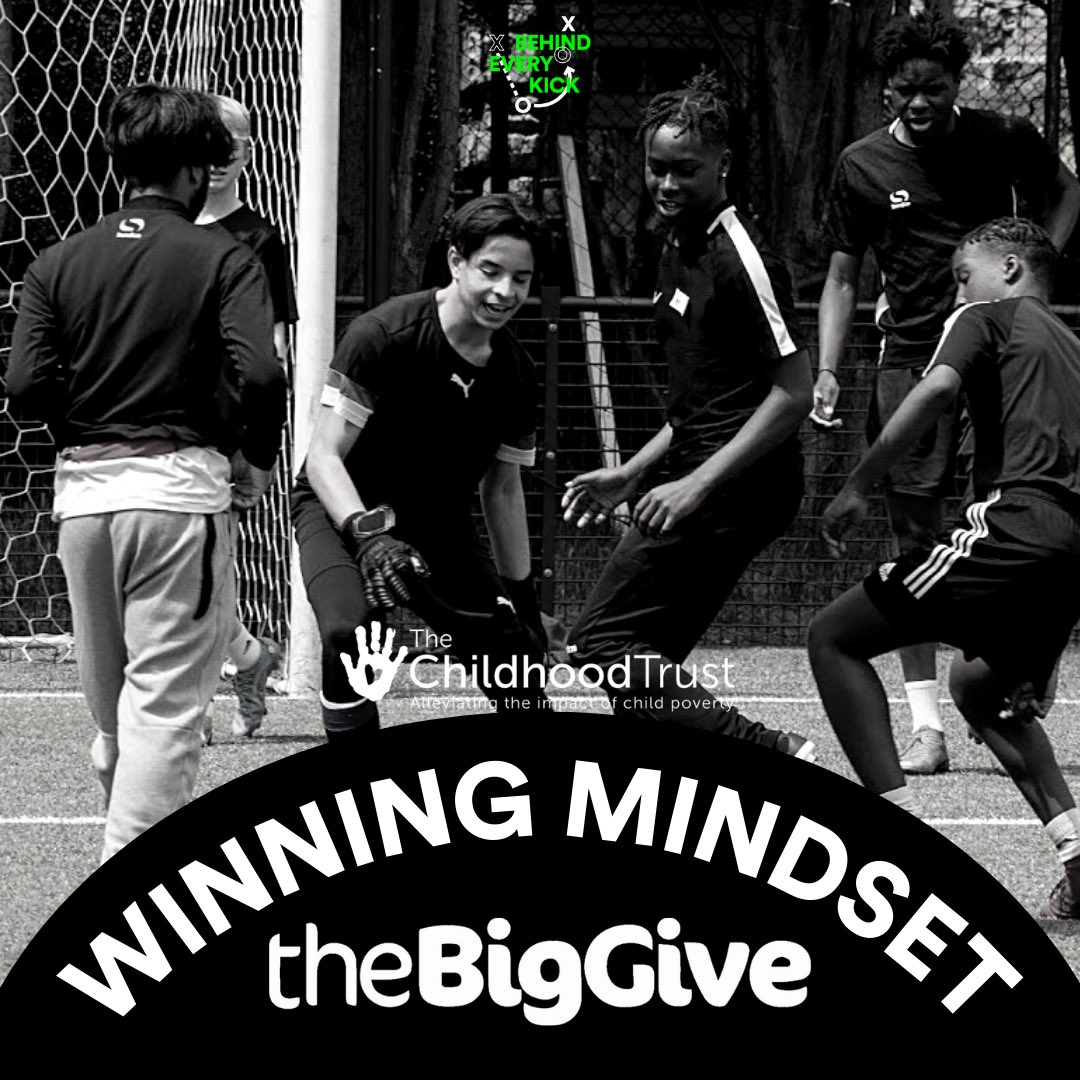 Instilling a #WinningMindset with young people can help them achieve their dreams. By donating through the <a href="/BigGive/">Big Give</a> in the link below, you can help us in our mission to level the playing field for young people today. Donate here: donate.thebiggive.org.uk/campaign/a0569…