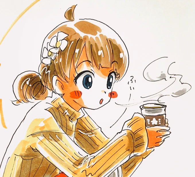 ふーふーおさげ桃子ちゃんセンパイ。 