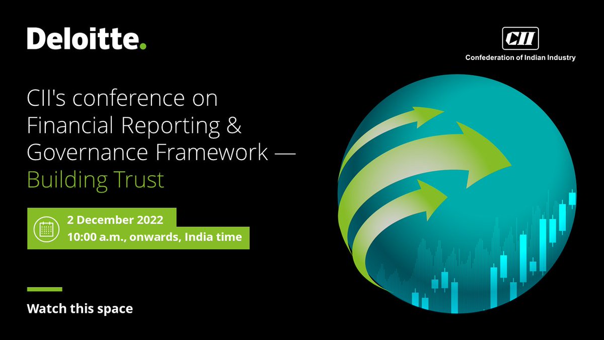 Deloitte India on Twitter "CII's conference on "Financial Reporting