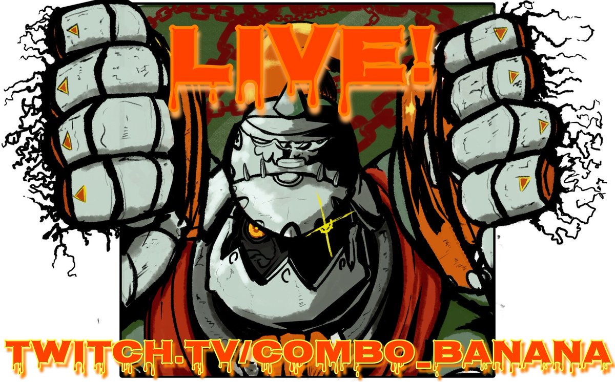 combo_banana's tweet photo. Live! Here we go again!
https://t.co/CYnEipPn13
Link in bio!
#twitch #twitchstreamer #streamer #potemkin #guiltygearstrive #guiltygear #arksystemworks #gaming #chatting #ff7 https://t.co/5FVlC7sKby