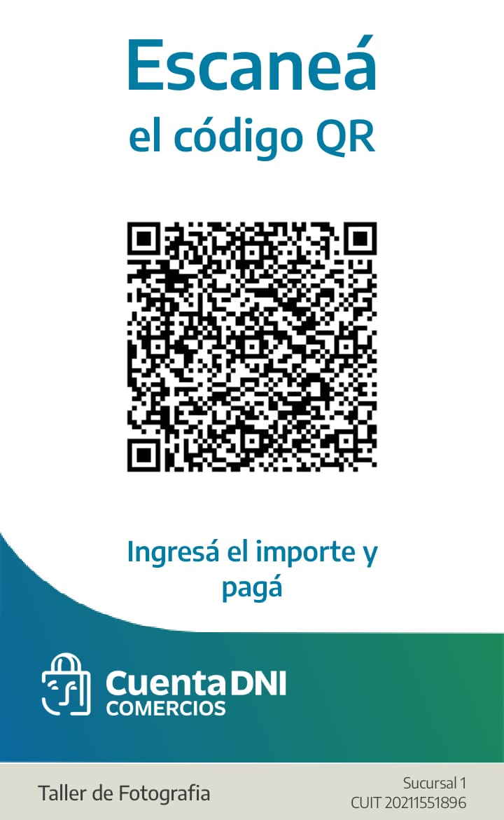 TallerDeJulian's tweet photo. Hoy podés #aprovechar el 40% de #descuento con #CuentaDNI para tu actual o futura #cursada en el #tallerdefotografia de @tallerjulian
#inverti en #aprender #fotografia https://t.co/AsoEkVRJ4q