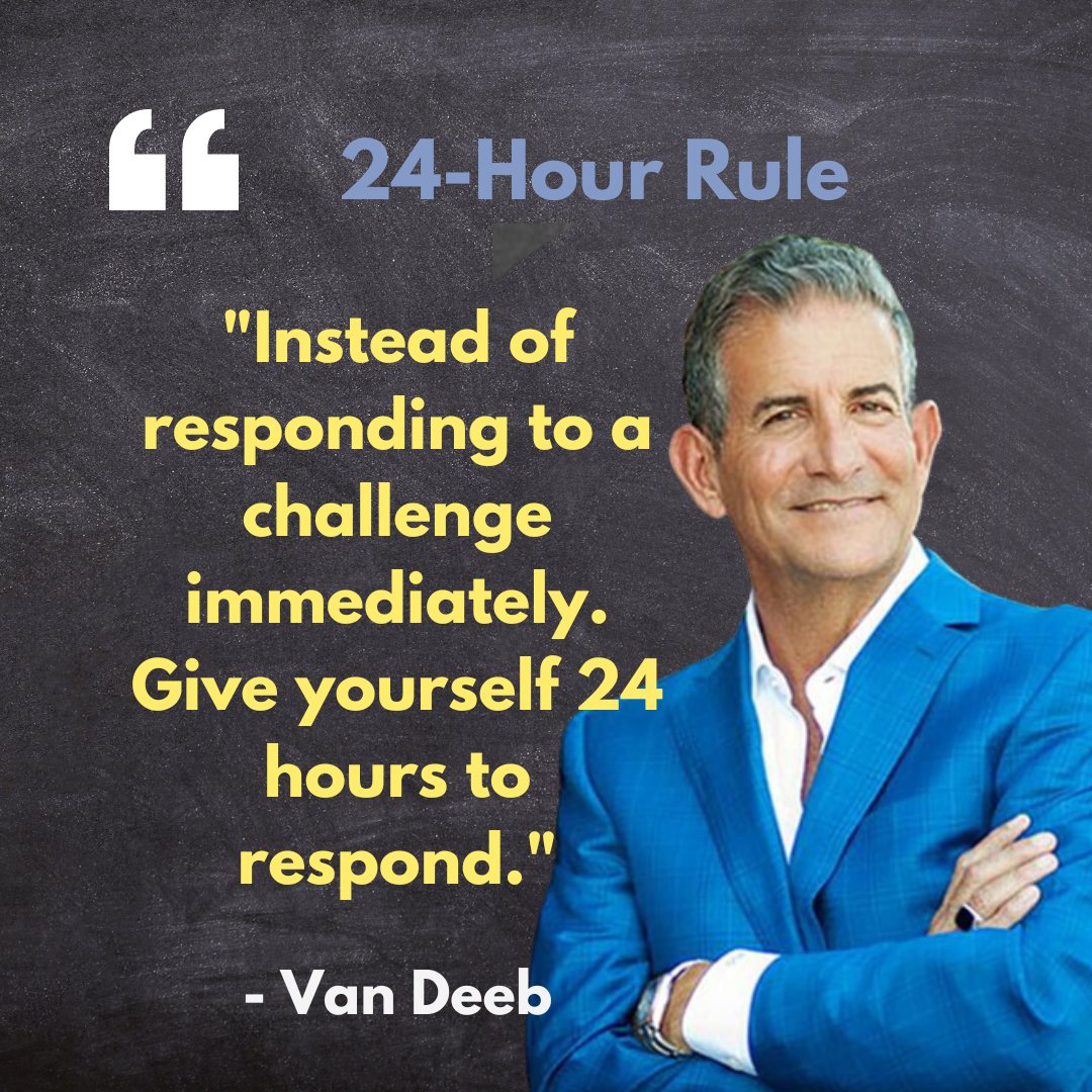 Learn why the 24-hour rule helped <a href="/vandeeb/">Van  Deeb</a> create a life of success. Subscribe and listen now to our latest #podcast for #entrepreneurs. 

podcasts.apple.com/us/podcast/fro…