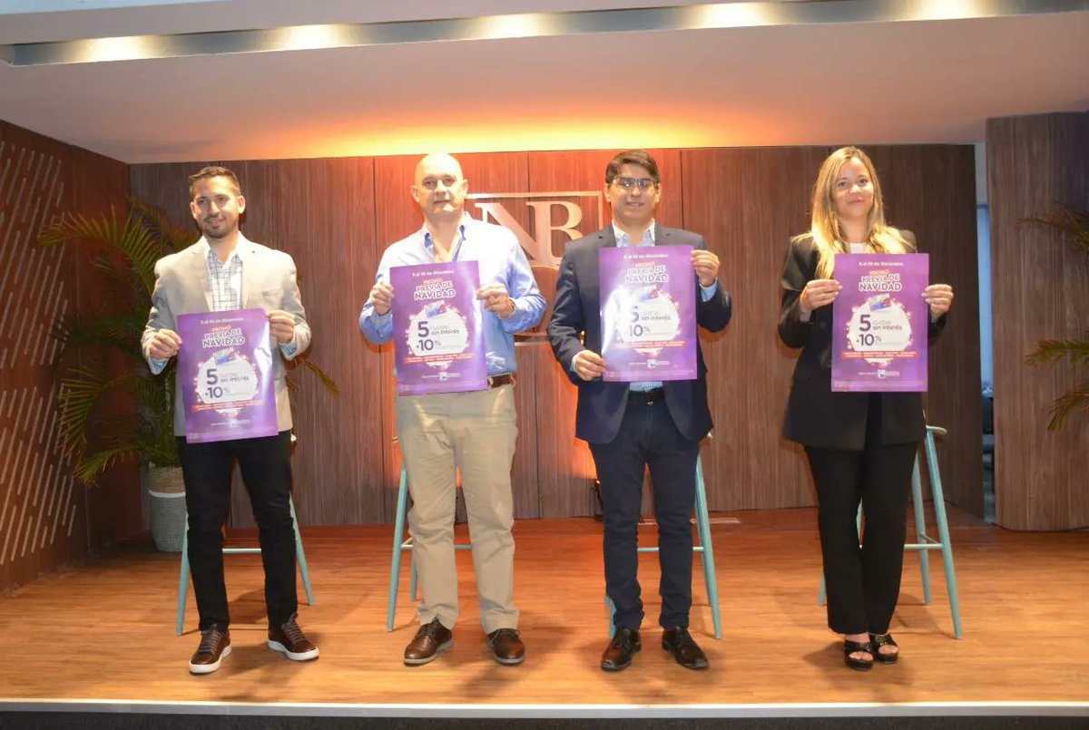 fechacochaco's tweet photo. #PromociónNavidad | Junto al @bancodelchaco, @redcame y  @CamaraRcia lanzamos la promoción "La previa de Navidad".
 
Desde el 5 al 10 de diciembre, se podrá acceder a compras con tarjeta Tuya en 5 cuotas sin interés y 10% de bonificación en comercios adheridos de todos los rubros https://t.co/GqmibBwZYi