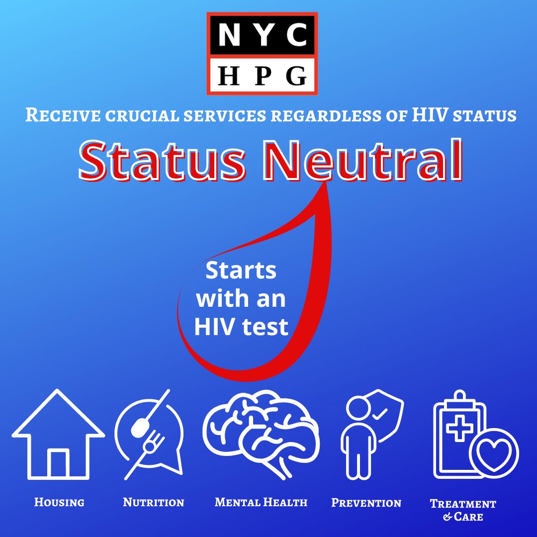 GMHC's tweet photo. On #WorldAIDSDay2022, we are all more than our status. No matter what you need, we got you. Swipe to learn about GMHC’s services, no matter what your HIV status is. Find out more at https://t.co/qMdln4JKwZ. #statussafe #statussexy #statusneutral #HIVtesting #treatmentasprevention https://t.co/37W0lvGeDA