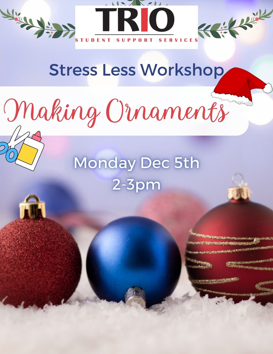 Stress Less Workshop Monday!