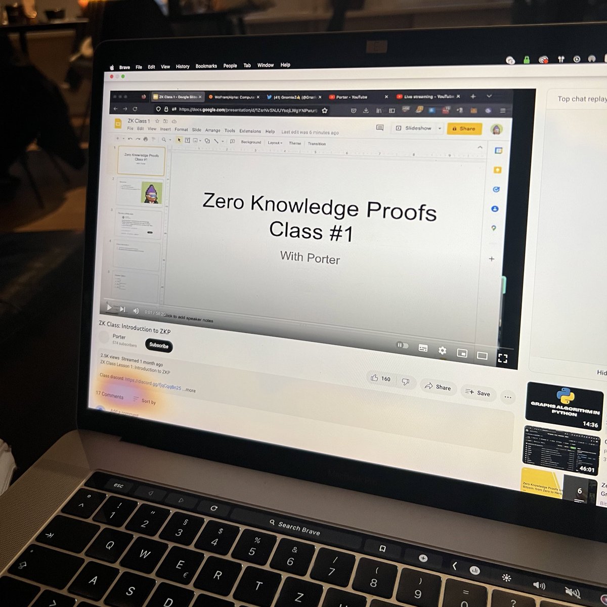 Education time 

#ZK with @cyber_porter