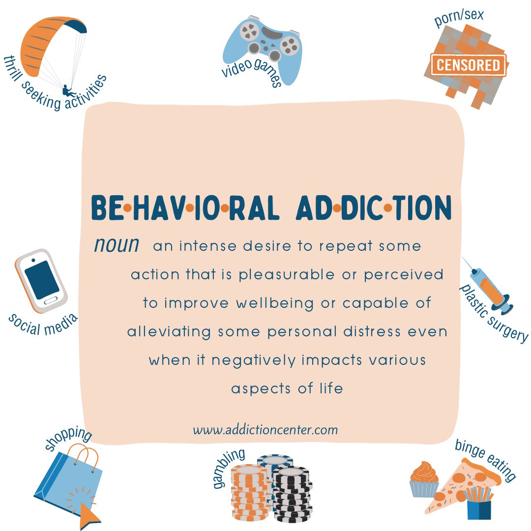 Did you know the only “diagnosable” behavioral addiction is gambling? However, any behavior/activity that impinges daily life could be considered an addiction.

Contact a treatment provider at 870-341-8976 to discuss treatment options and learn more.

 #addictioncenter
