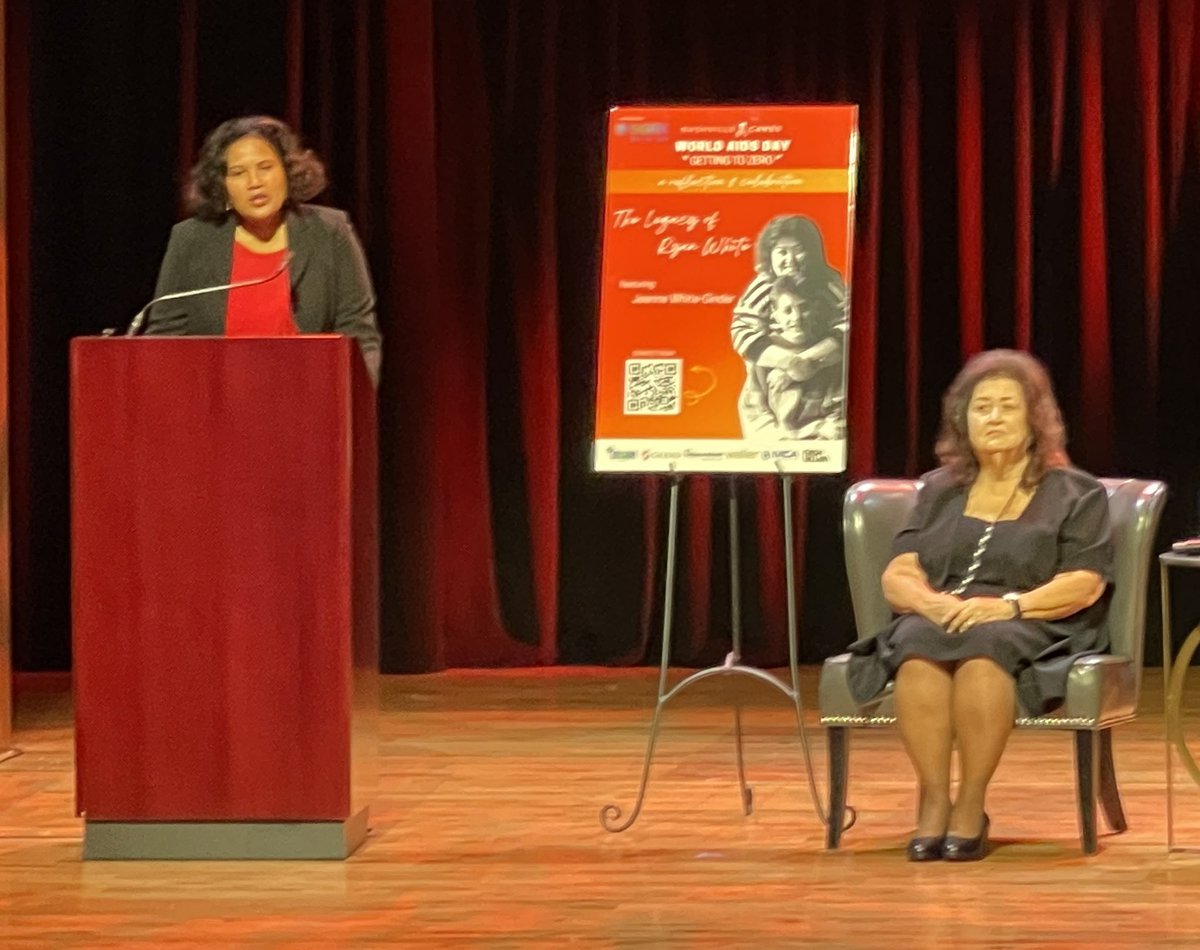 NPSPharmacy's tweet photo. .@NPSPharmacy was honored to serve as a title sponsor of @nashvillecares “Getting to Zero” World AIDS Day Breakfast featuring Jeanne White-Ginder

Jeanne discussed the life of her son Ryan White, a 13-year-old Indiana boy that contracted HIV through a factor VIII blood treatment https://t.co/v5AsXroikH