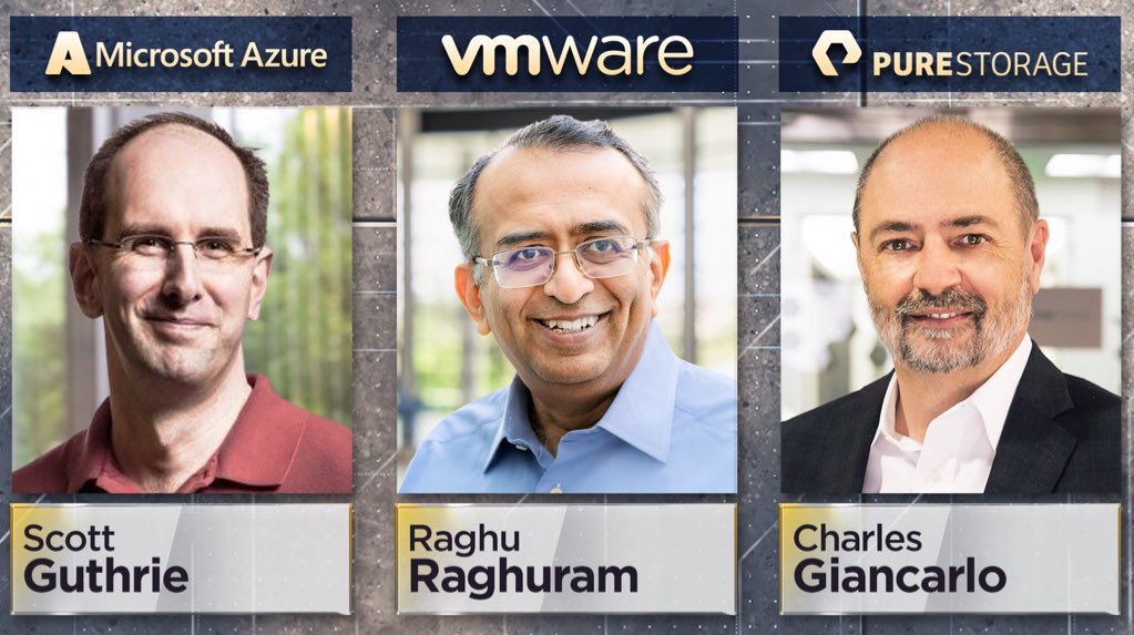 TechCheck (@cnbctechcheck) on Twitter photo 🌥️⛅️🌤️
Cloud Week rolls on with another major lineup at 8a PT/11a ET:
👉🏽<a href="/Azure/">Microsoft Azure</a> CEO <a href="/scottgu/">Scott Guthrie</a>
👉🏽<a href="/VMware/">VMware</a> CEO Raghu Raghuram
👉🏽<a href="/PureStorage/">Pure Storage</a>’s Charles Giancarlo
Strap in, it might get cloud 🗣️🗣️🗣️
Only on <a href="/CNBCTechCheck/">TechCheck</a> 🔥 🌥️⛅️🌤️
Cloud Week rolls on with another major lineup at 8a PT/11a ET:
👉🏽<a href="/Azure/">Microsoft Azure</a> CEO <a href="/scottgu/">Scott Guthrie</a>
👉🏽<a href="/VMware/">VMware</a> CEO Raghu Raghuram
👉🏽<a href="/PureStorage/">Pure Storage</a>’s Charles Giancarlo
Strap in, it might get cloud 🗣️🗣️🗣️
Only on <a href="/CNBCTechCheck/">TechCheck</a> 🔥