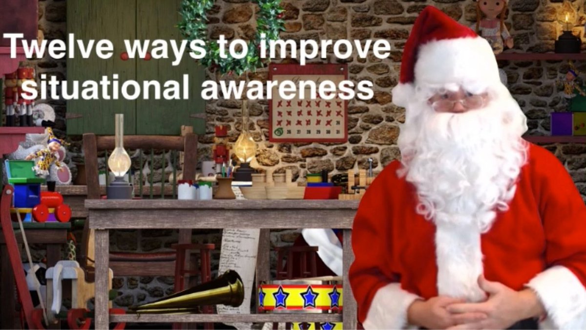 On the first day of Christmas, my true love gave to me... 12 ways to improve situational awareness! 

ed.gr/d4plp