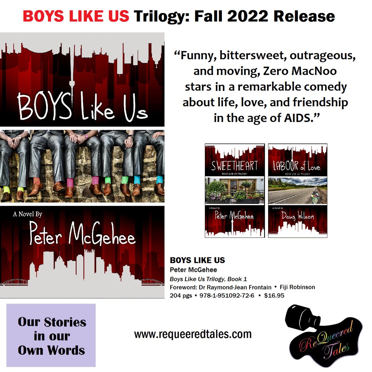 ReQueered's tweet image. WORLD AIDS DAY: Peter McGehee and Doug Wilson

The amazing adventures of Zero MacNoo, the hilarious semi-autobiographical invention of the uber-talented Peter McGehee and his life partner Doug Wilson.

amazon.com/dp/B0BFJXVVNJ