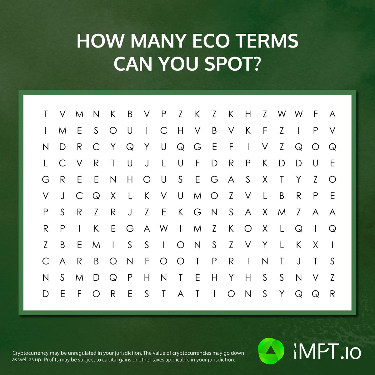 Think you know the eco world? 😏 How many can you find? 

Share your results below ⬇️