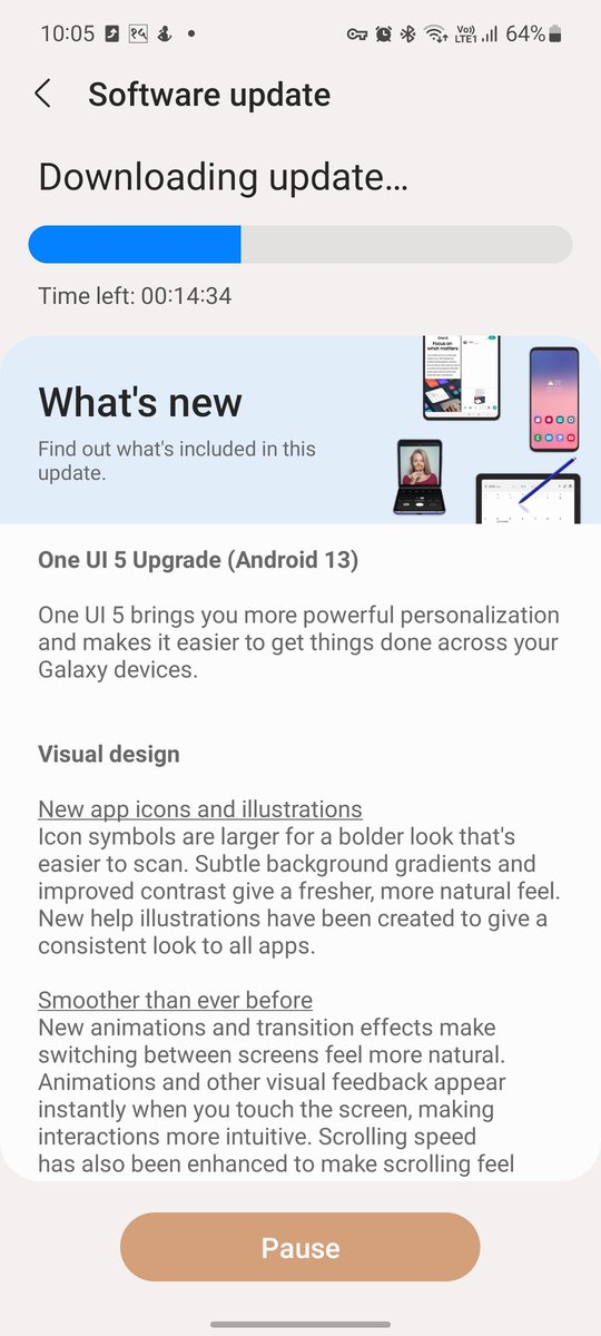 arun_shrestha9's tweet image. Finally got Oneui 5 update with Android 13 ..
#Oneui5 #Android13  #A52s  #5G