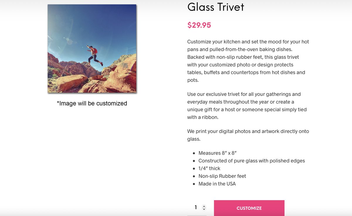 ThinkDCreate's tweet photo. Protect your countertops with a custom glass trivet! Just click customize and get started! 
https://t.co/aJrlYIggTn
#thinkdesigncreate #interiordesign #trivets #customglass #glasstrivets https://t.co/pEwnjBaJ1H