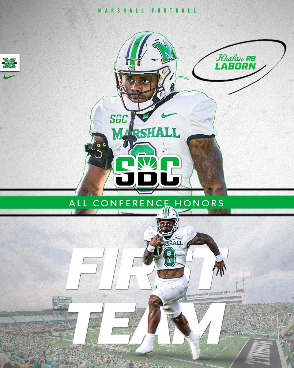HerdFB's tweet photo. All-SBC 1st Team for Khalan Laborn! ๐จ
@KhalanLaborn https://t.co/gPf877AuYO