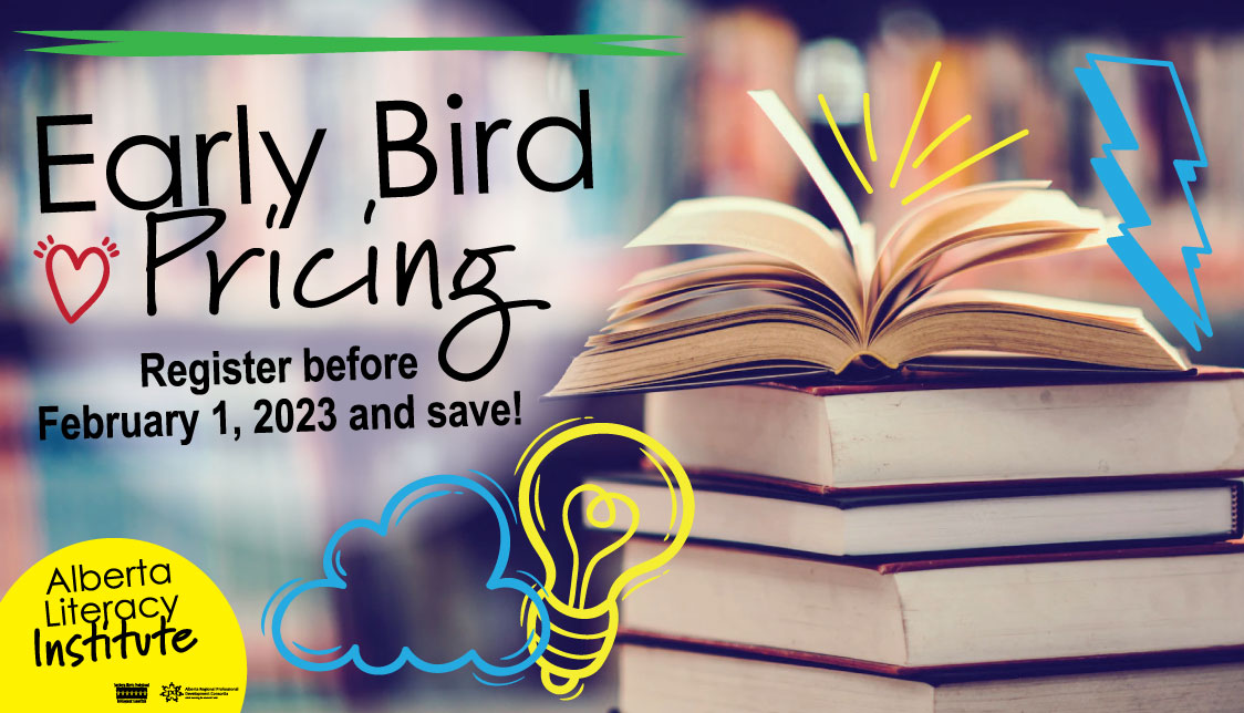 sapdc_info's tweet photo. EARLY BIRD pricing is on for #ABLot ๐ฆ Register before February 1st for $25 off the conference price! Great line up of speakers at this one day literacy conference. Register here โก๏ธ https://t.co/jUap9uHJfC https://t.co/SM16a122jL