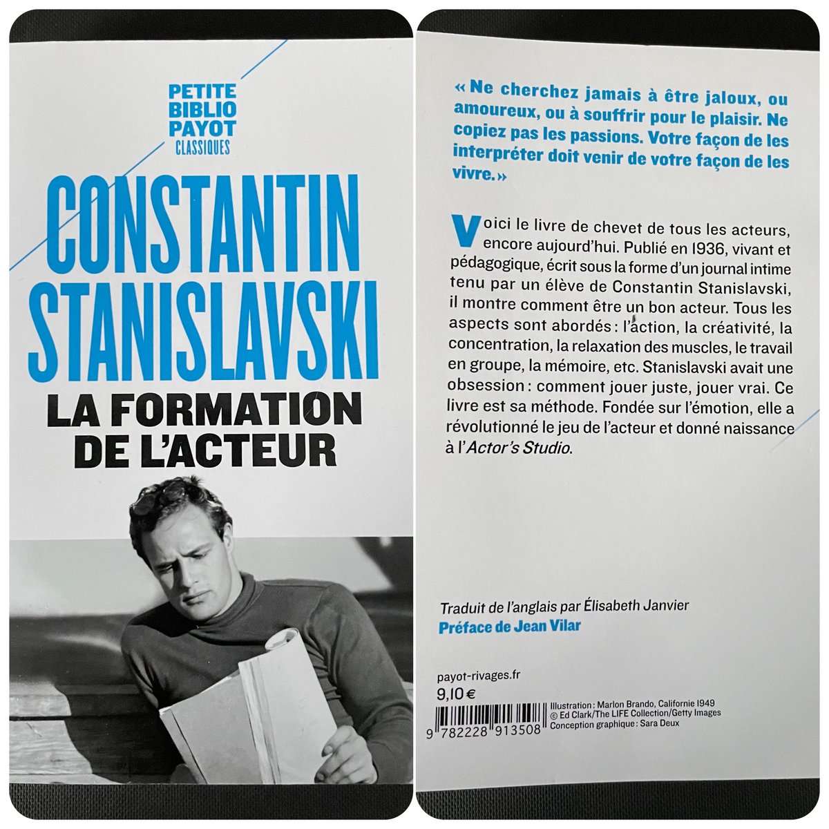 PriscaCb15's tweet photo. My new book, Constantin Stanislavski's book on the training of actors.
#constantinstanislavski #actor #trainingactor #comedian #actress #book https://t.co/m11NVRdY6k