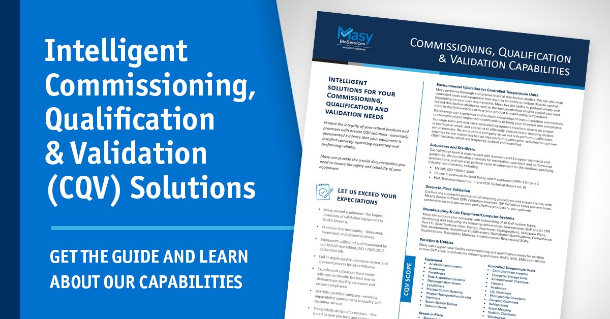 Looking for CQV Solutions for your equipment? Rely on <a href="/masybioservices/">Masy BioServices</a> for comprehensive CQV Solutions. hubs.ly/Q01sdltl0 #validation #qualification #pharma #lifescienes #cqv #cdmo