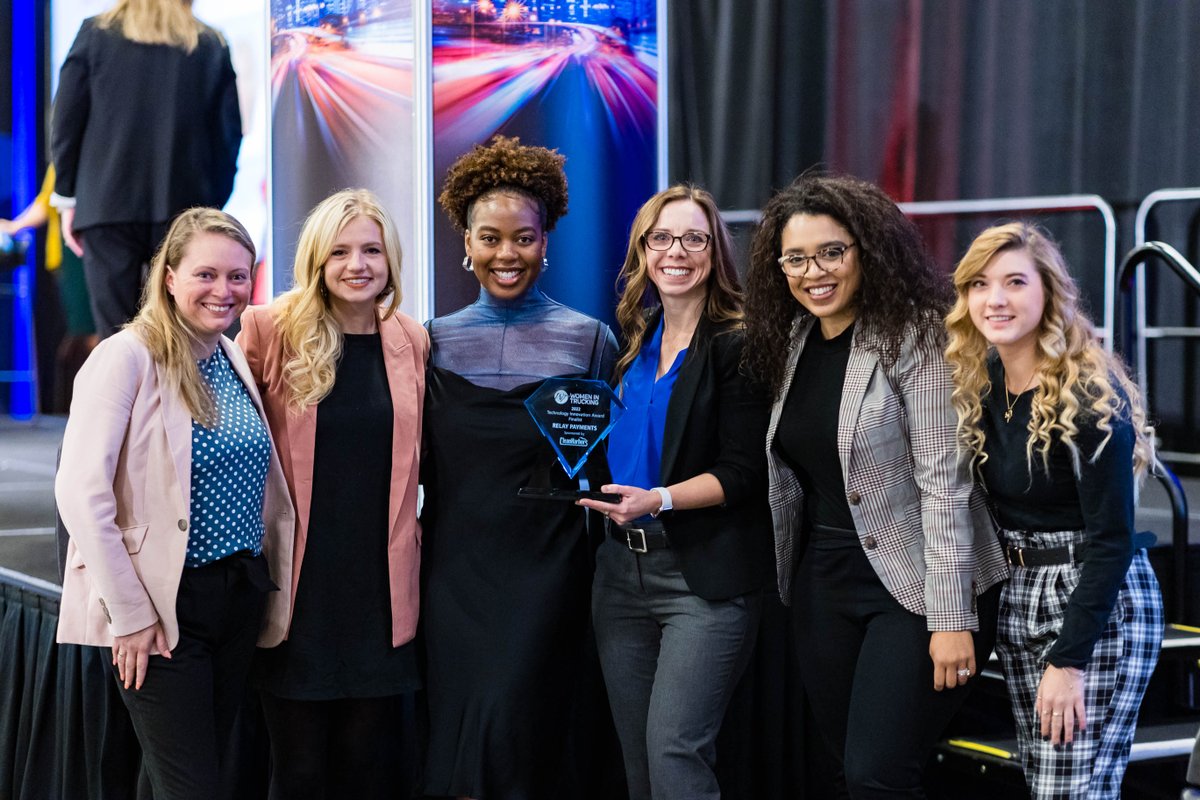 RelayPayments's tweet photo. #TBT to the Accelerate! conference in Dallas where Relay was recognized by @WomenInTrucking as a tech innovator in the #trucking industry!
#womenintech #WIT2022 https://t.co/F27O9sgWRF