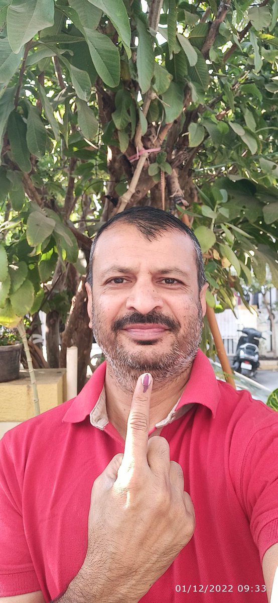 Vote for nation 
Vote for health of the democracy
#electionCommissionGujarat 
#GujaratAssemblyPolls