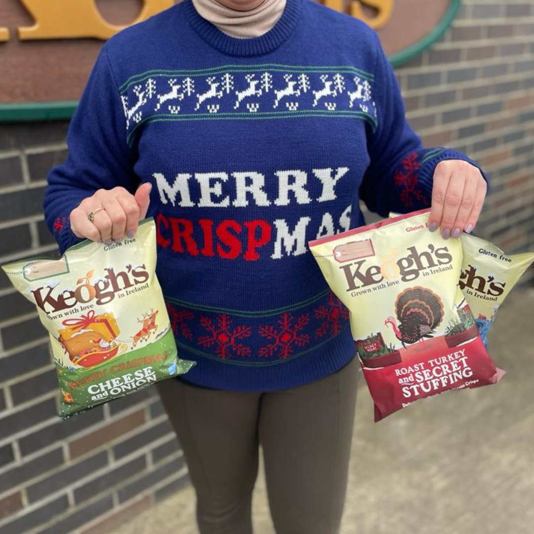 Competition Time 🌟🎄 This Christmas we are giving 3 people the chance to win a Christmas goodie box which includes an exclusive Keogh’s Christmas Jumper plus a mixed box of crisps 🎄
To enter, simply: LIKE this post, FOLLOW us &amp; COMMENT #Keoghschristmas