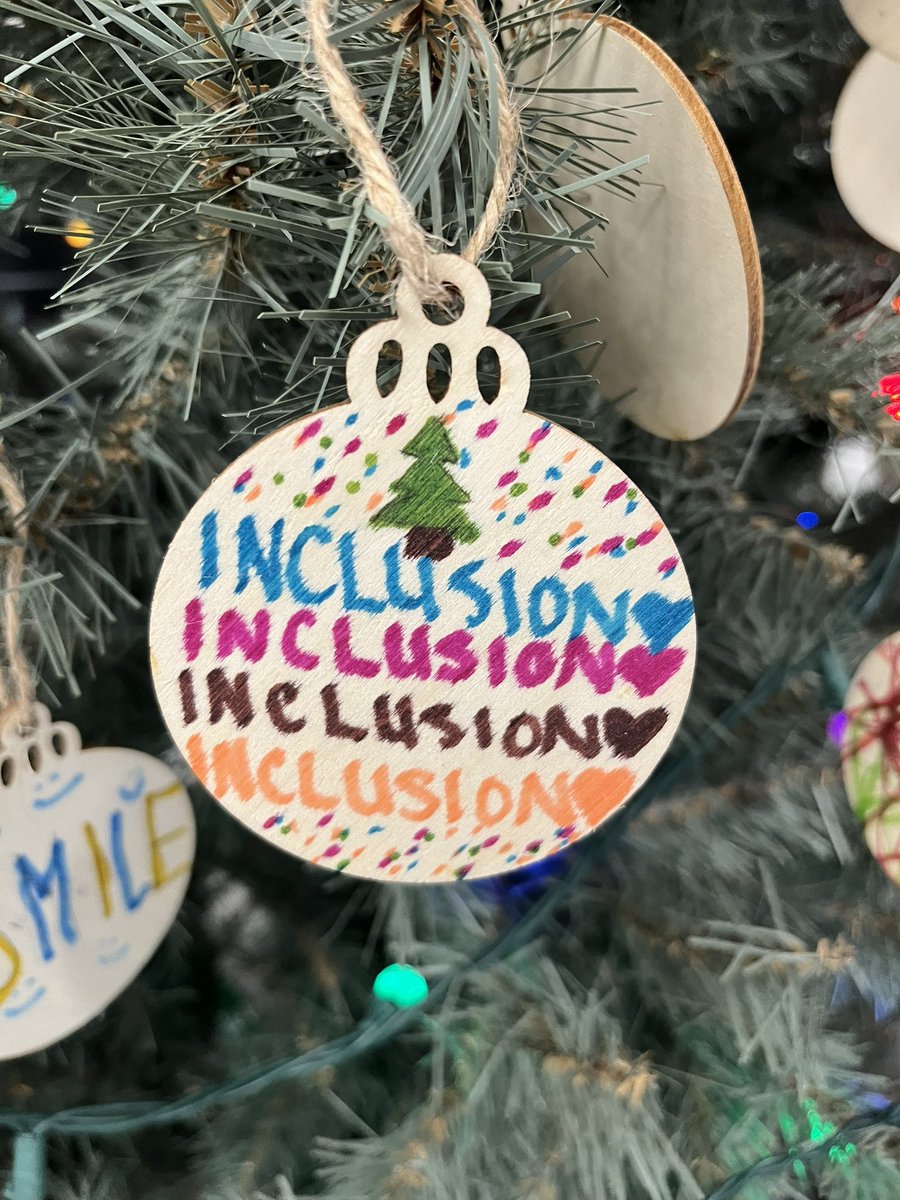 RyanPepple's tweet photo. @ENMS_Knights @enmsathletics Unified PE class put up a Disability Awareness tree:) @ChampsTogether @UnifiedCoaches #inclusionrevolution https://t.co/J4hC0aJbzB