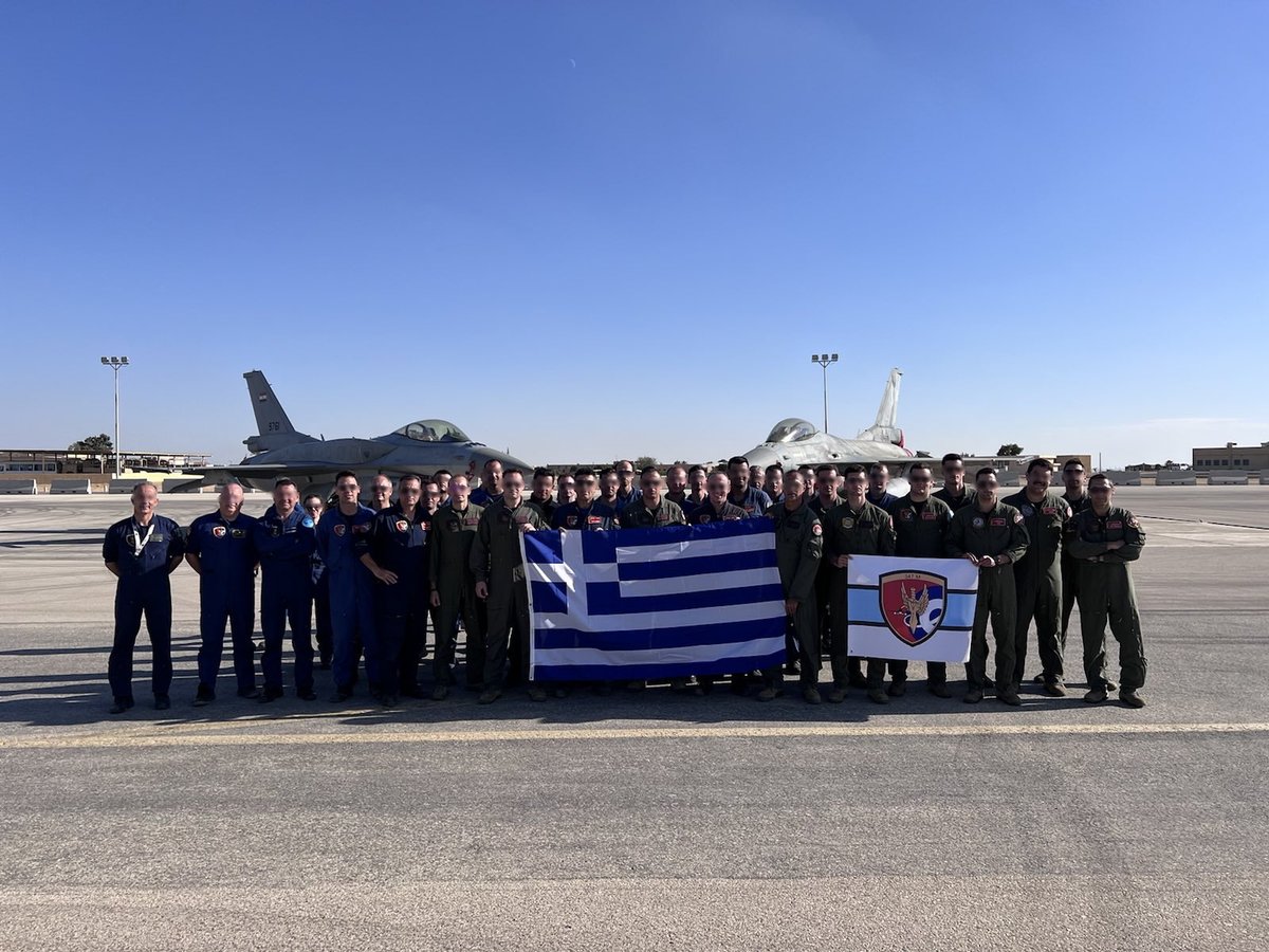 Stam_A337's tweet photo. 🇬🇷🇪🇬 Exercise MINA II
Από την Κυριακή 27 έως την Τρίτη 29 Νοεμβρίου 2022 διεξήχθη η Διμερής Αεροπορική Άσκηση Ελλάδας κ Αιγύπτου με την ονομασία «ΜIΝΑ ΙΙ», η οποία έλαβε χώρα στην ευρύτερη περιοχή του FIR Καΐρου
#MINA2 #HAF #EgyptianAF #EgAF #F16Blk50 #347sqn #Perseas https://t.co/2ZMlD7vrYh