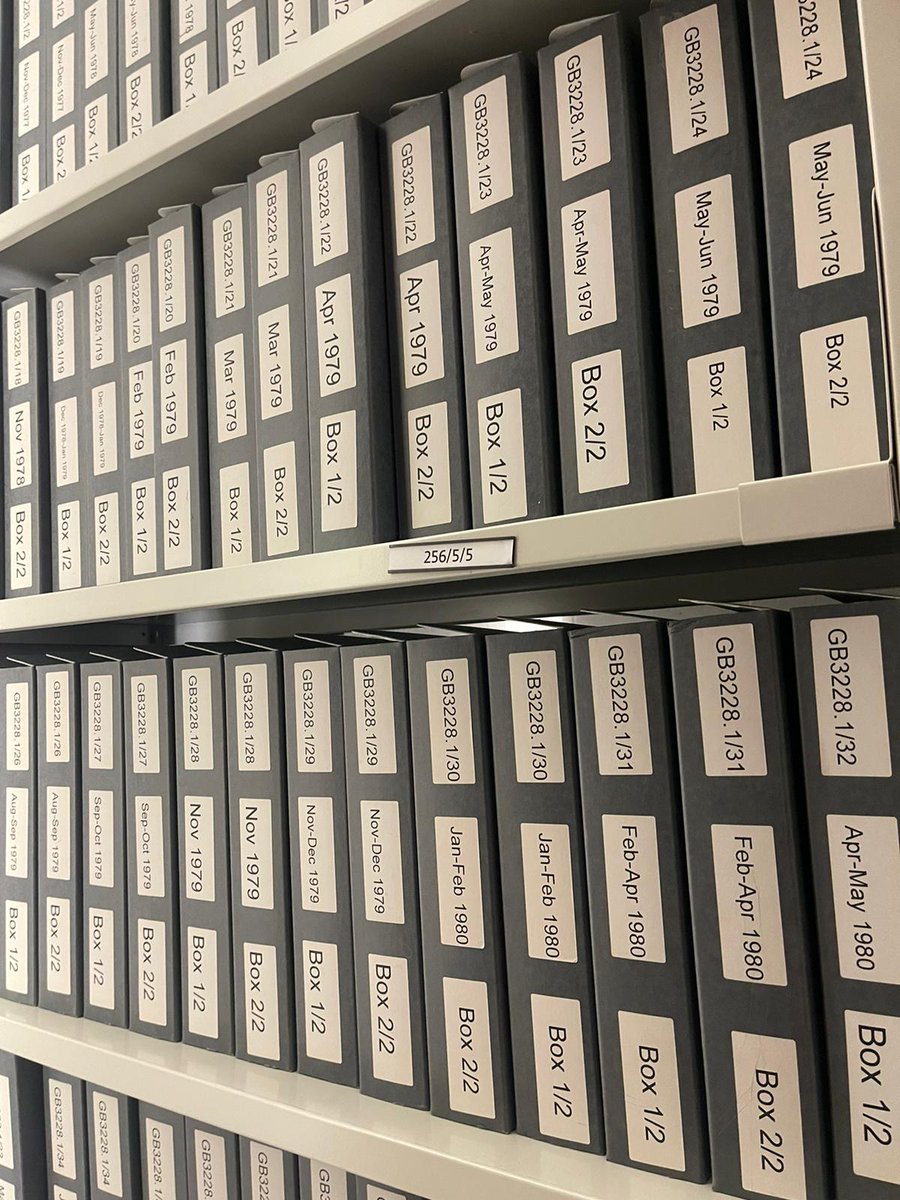 It is #TBT, and today’s #ExploreYourArchiveWeek theme is #EYAThrowback.  
These vast amount of folders contain clippings from our Institute of Race Relations Newspaper Cuttings collection (GB3228.1).   
They contain local and national newspaper cuttings, radio transcripts,
1/2