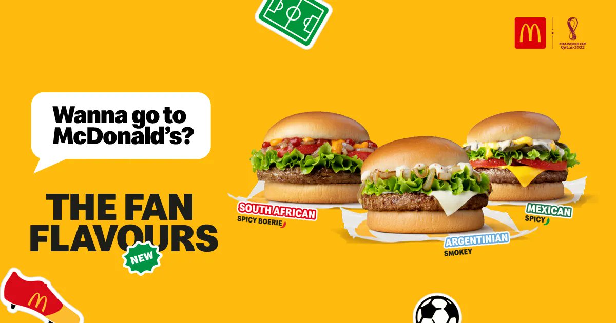 947's tweet photo. ⚽️World Cup season is here!

@McDonalds_SA want you to get your Cheer On for a shot at winning R10,000.

Show us your cheer using the Happy Meals exciting Cheer gear such as Gigglezela, Fire Frames &amp; Ball Boppers.

Share your video, tag @McDonalds_SA &amp; @947 using #CheerAcademy https://t.co/mOmXmMRxE2